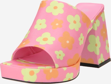 Monki Pantoletter i rosa: forside