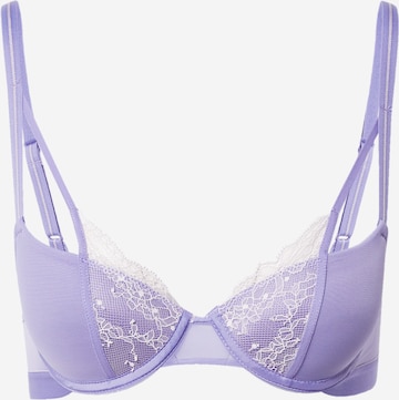 PASSIONATA Push-up Bra 'NEELA' in Purple: front