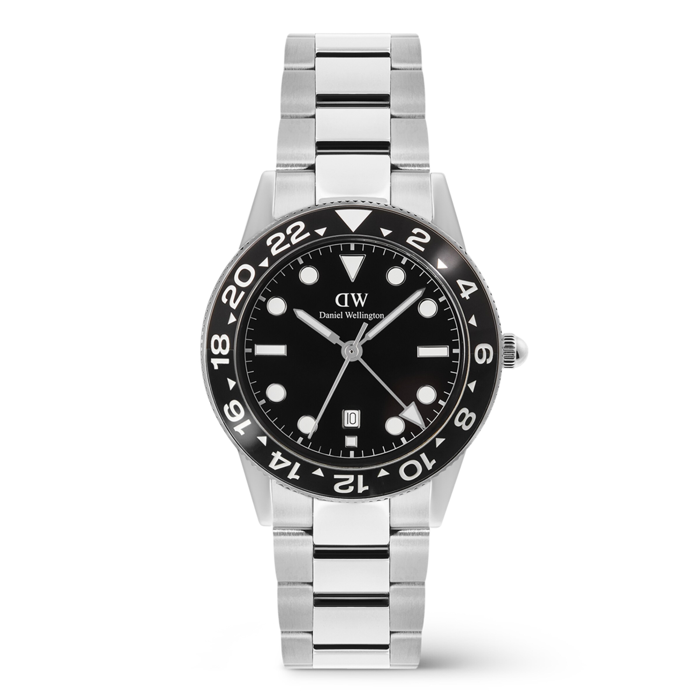 Daniel Wellington Analoog horloge in Zilver: voorkant