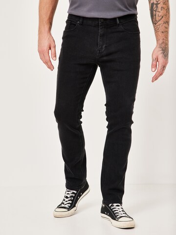 REDPOINT Regular Jeans in Black: front