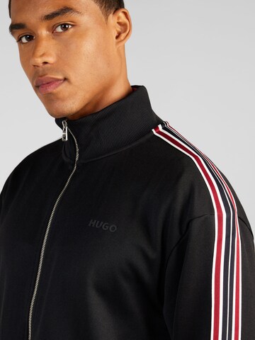 HUGO Red Sweatjacke 'Dalpens' in Schwarz