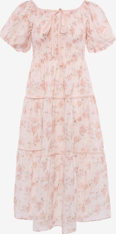 Usha - Vestido em bege: frente