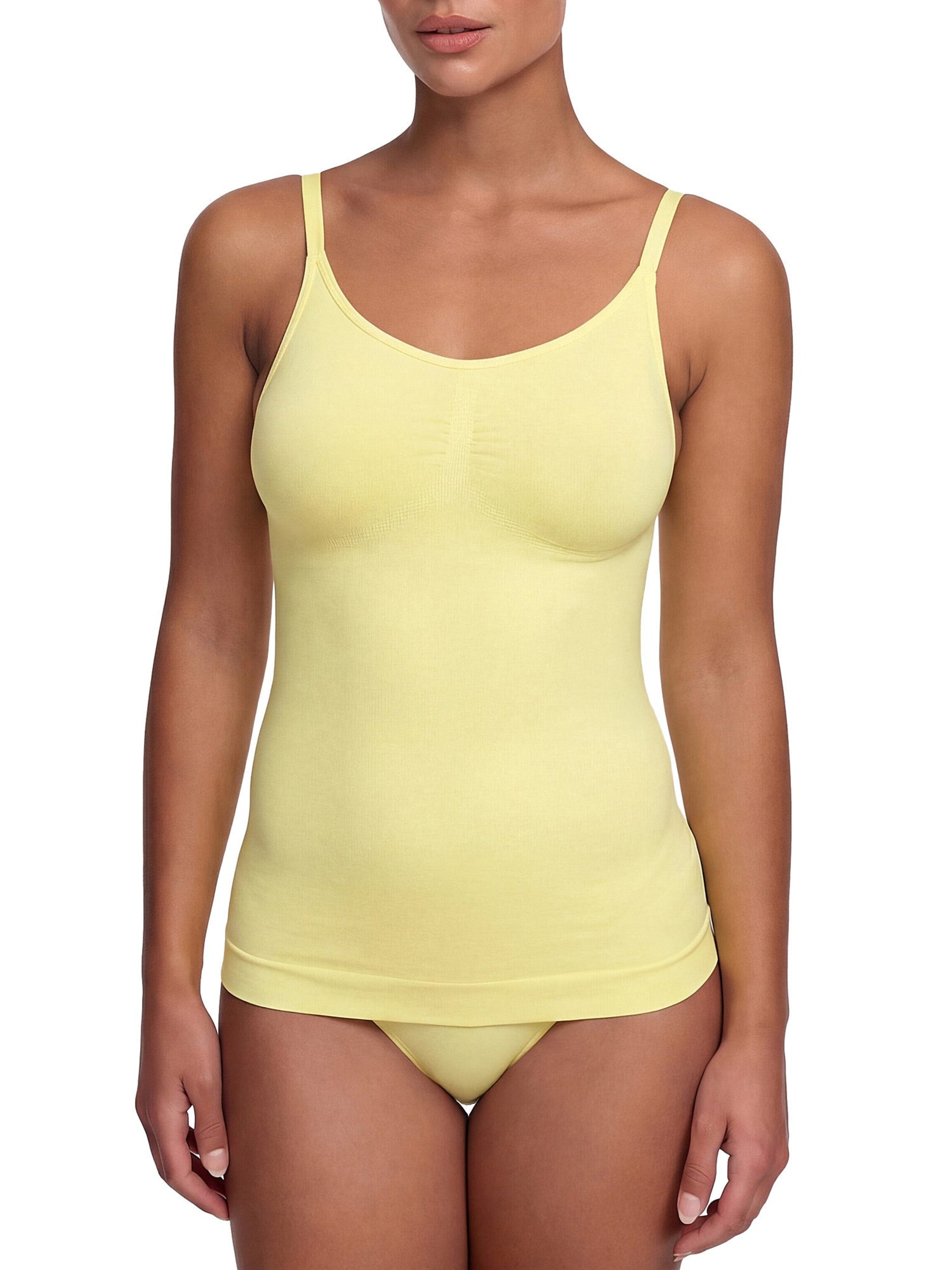 Haut modelant 'Shaping Cami' cfab (formerly creamy fabrics) en jaune