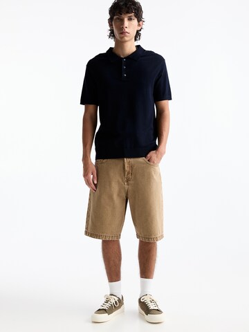 Pulover de la Pull&Bear pe albastru