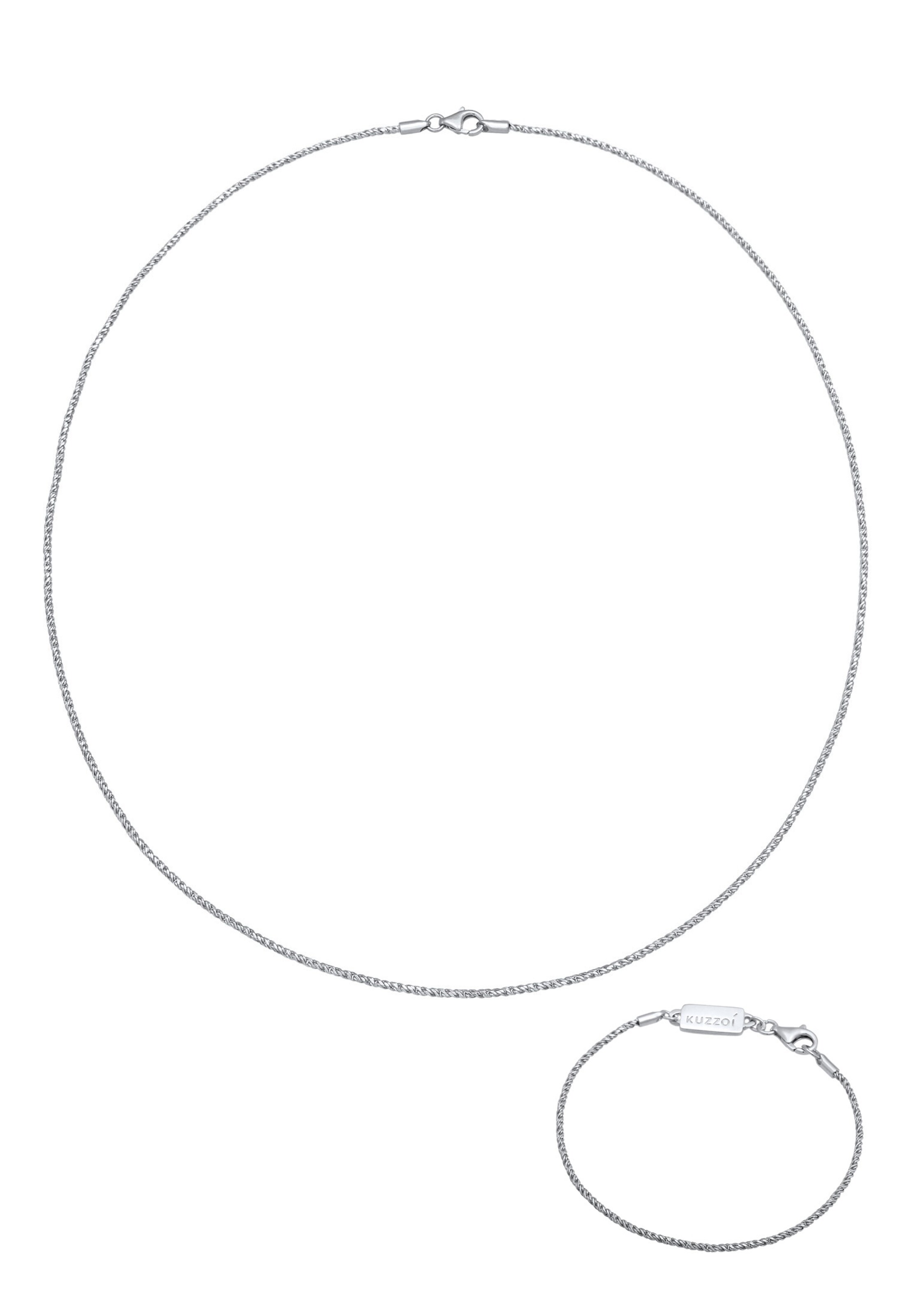 Parure de bijoux KUZZOI en argent : devant