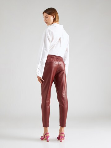 Coupe slim Pantalon à pince 'POPTRASH' ONLY en marron