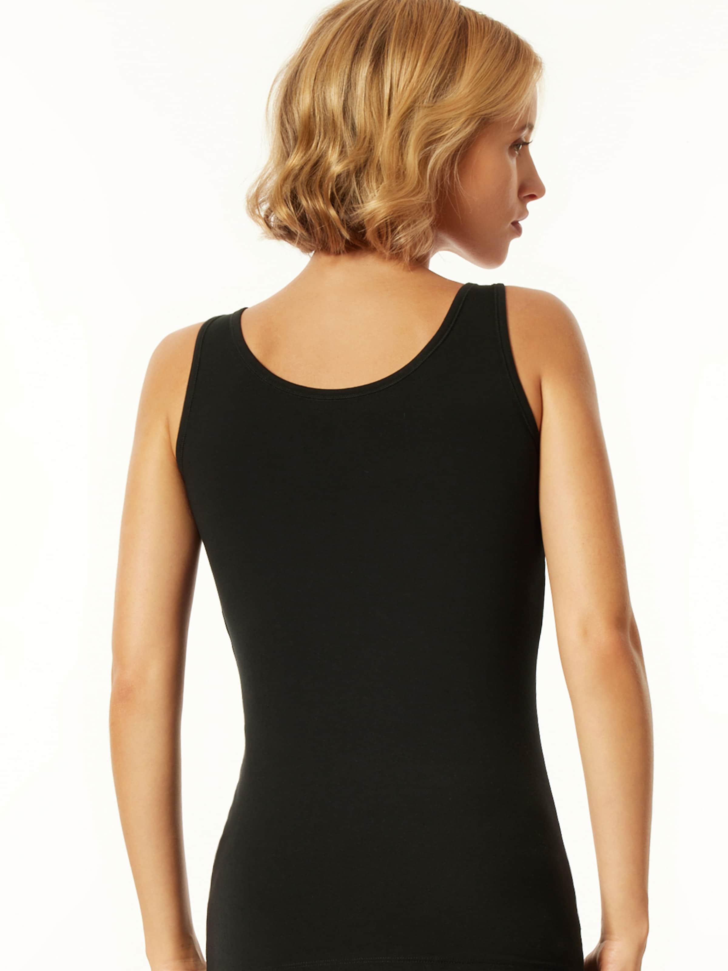 uncover by SCHIESSER Onderhemd ' Uncover ' in Zwart