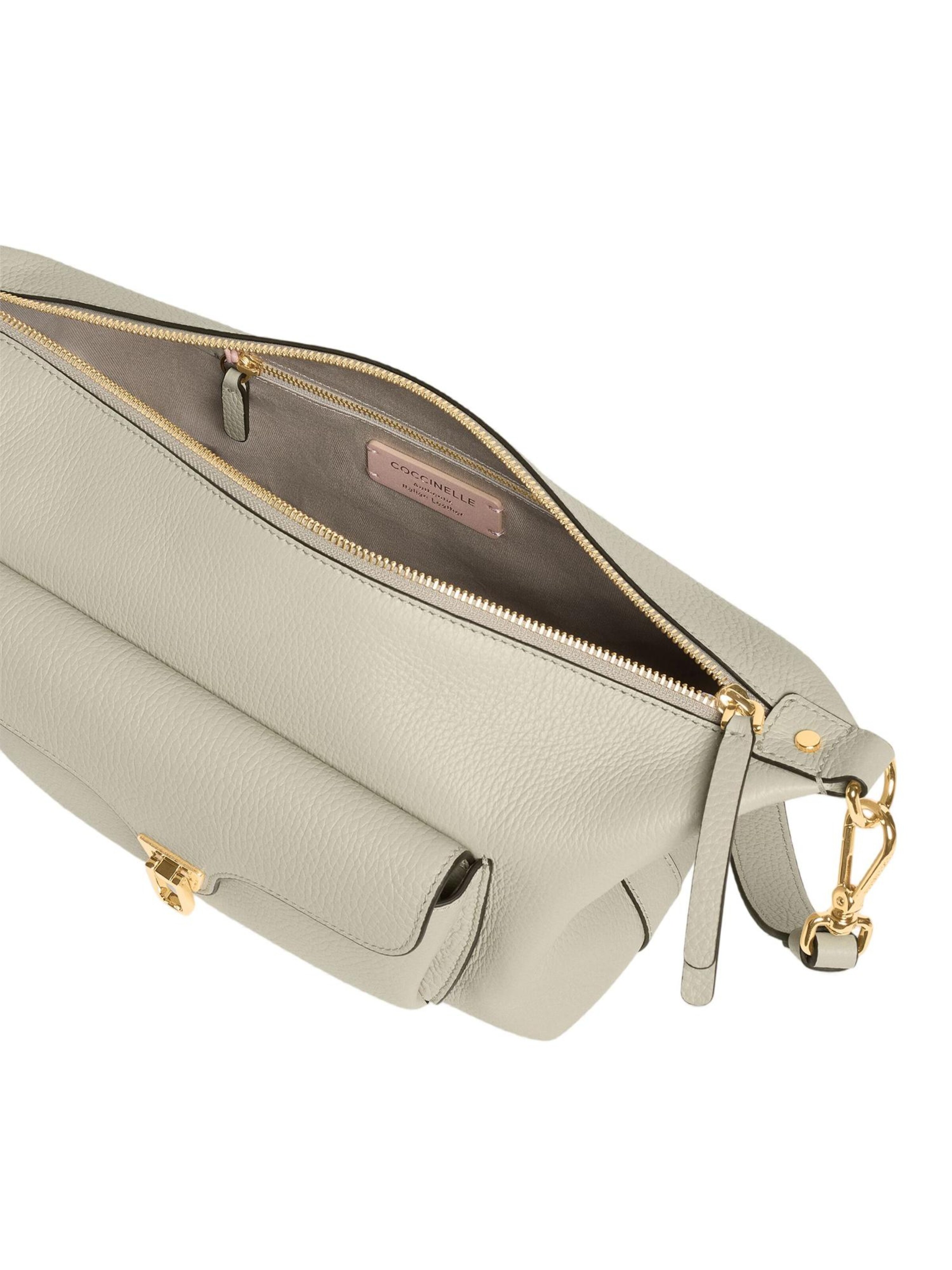 Coccinelle - Bolso de hombro 'Beat Generation FW26 2' en beige