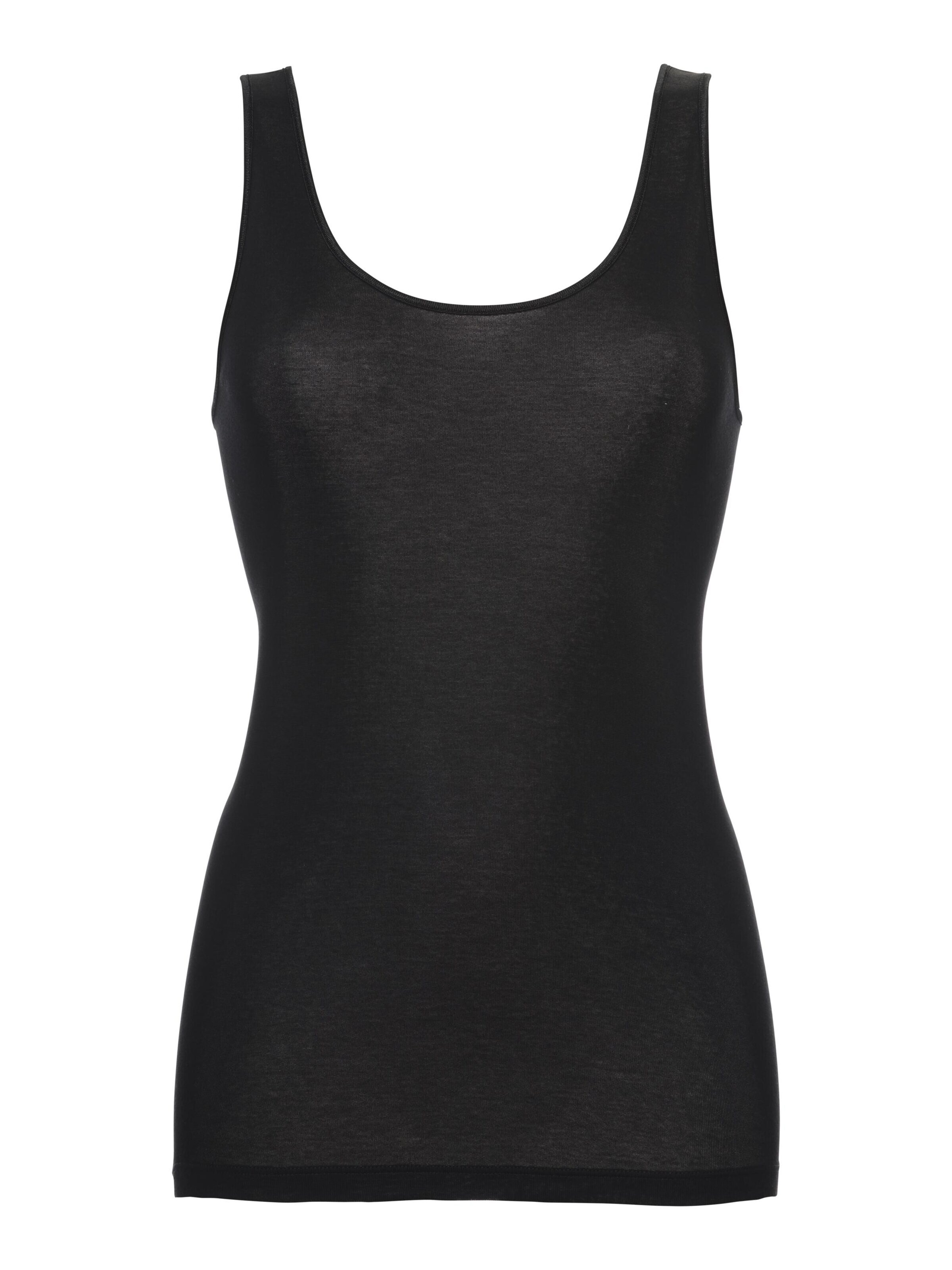 Maglietta intima 'Light' di CALIDA in nero: frontale