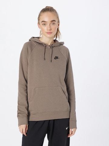 Nike Sportswear Sweatshirt in Brown: front