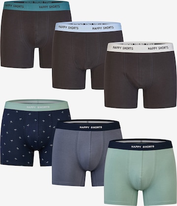 Happy Shorts Retro Boxer ' Jersey ' in Mischfarben: Vorderseite