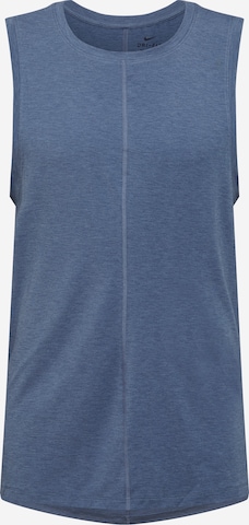 Coupe regular T-Shirt fonctionnel NIKE en bleu : devant