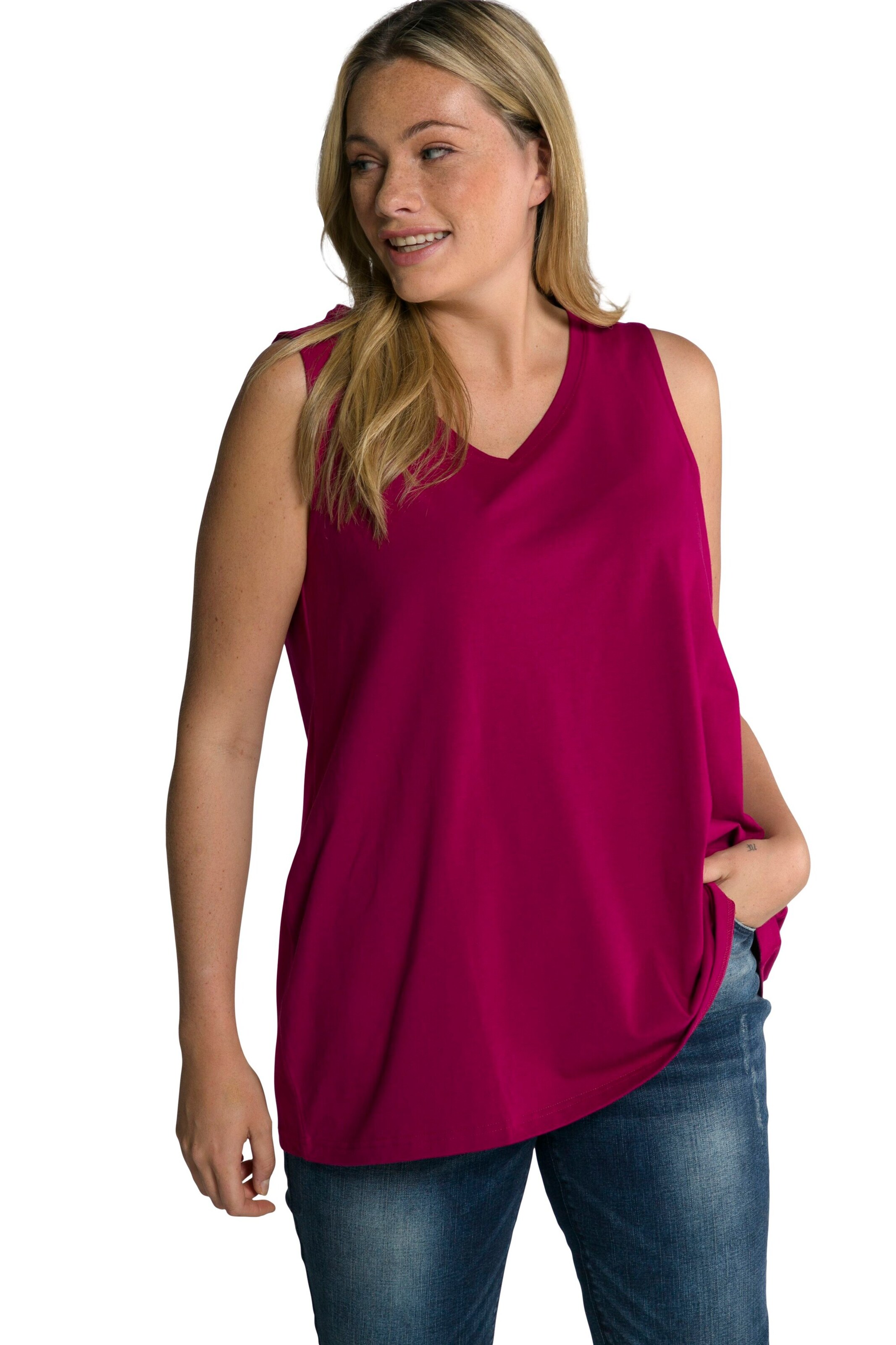 Ulla Popken Shirt '807291' in Pink: front