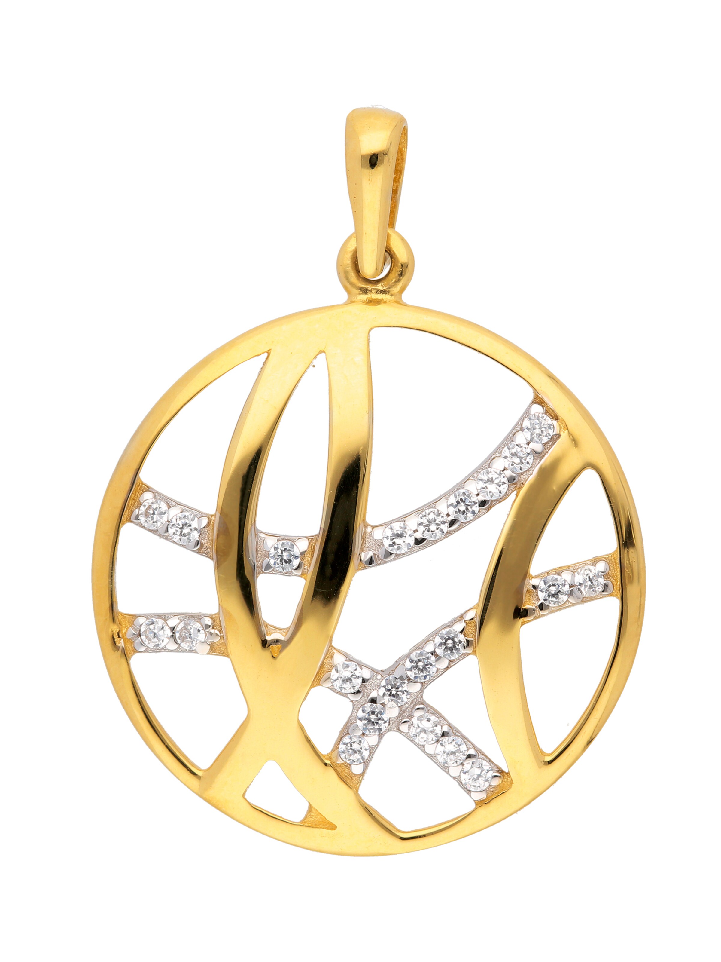 Adelia´s Anhänger in Gold: Vorderseite