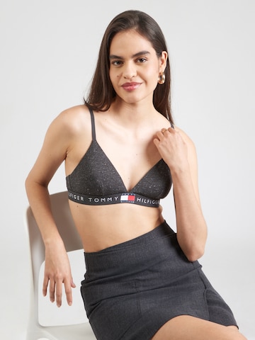 Tommy Hilfiger Underwear Triangel BH in Grijs: voorkant