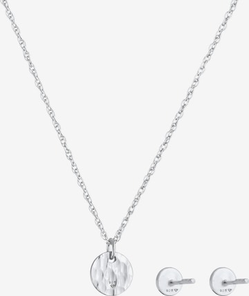 ELLI Sieraden set 'Geo' in Zilver