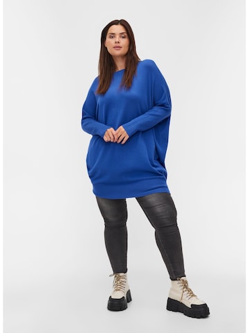 Zizzi Pullover 'CARRIE' in Blau