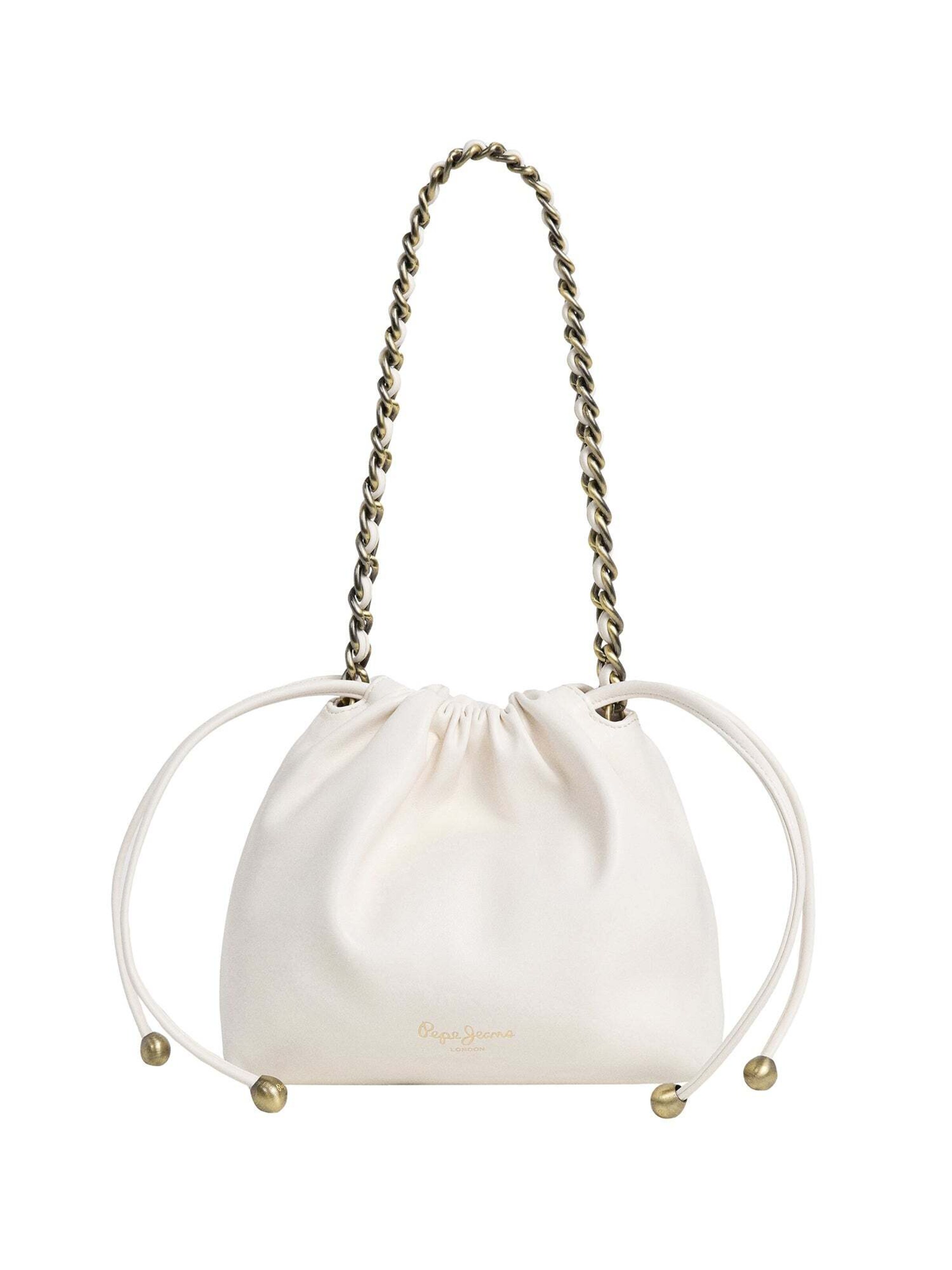 Pepe Jeans Schoudertas ' GEORGIA ' in Wit: voorkant