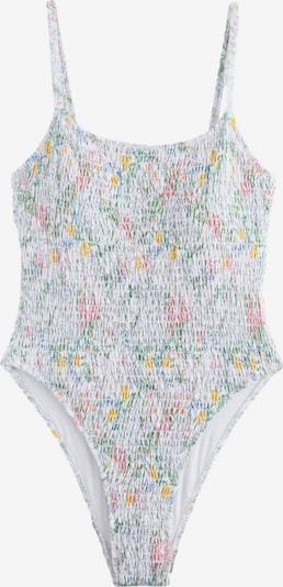 Maudymosi kostiumėlis iš Next, spalva – tamsiai žalia / rožių spalva / balta, Prekių apžvalga