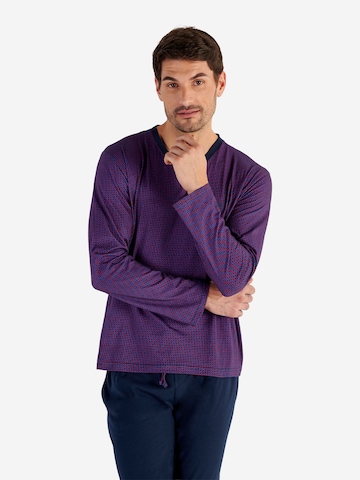 Pyjama long ' Fats ' HOM en bleu : devant