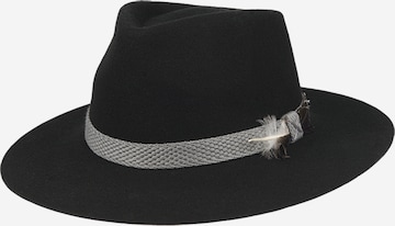 Hatland Hut 'Callery - Wool hat' in Schwarz: Vorderseite