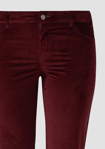Regular Pantalon s.Oliver en rouge