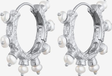 Haze&Glory Earrings 'Sun of Pearls' in Silver: front