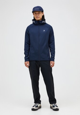 Veste en polaire fonctionnelle 'Rider' PEAK PERFORMANCE en bleu