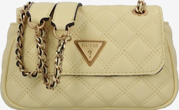 Sac bandoulière GUESS en jaune : devant