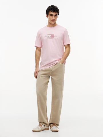 Maglietta di TOMMY HILFIGER in rosa