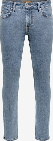 Only & Sons Slimfit Farkut 'ONSLOOM' värissä sininen: etupuoli