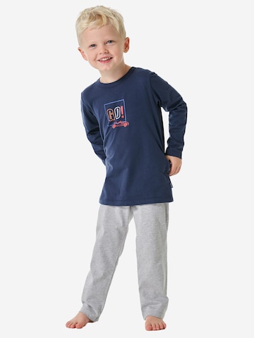 Pyjama ' Nightwear ' SCHIESSER en bleu : devant