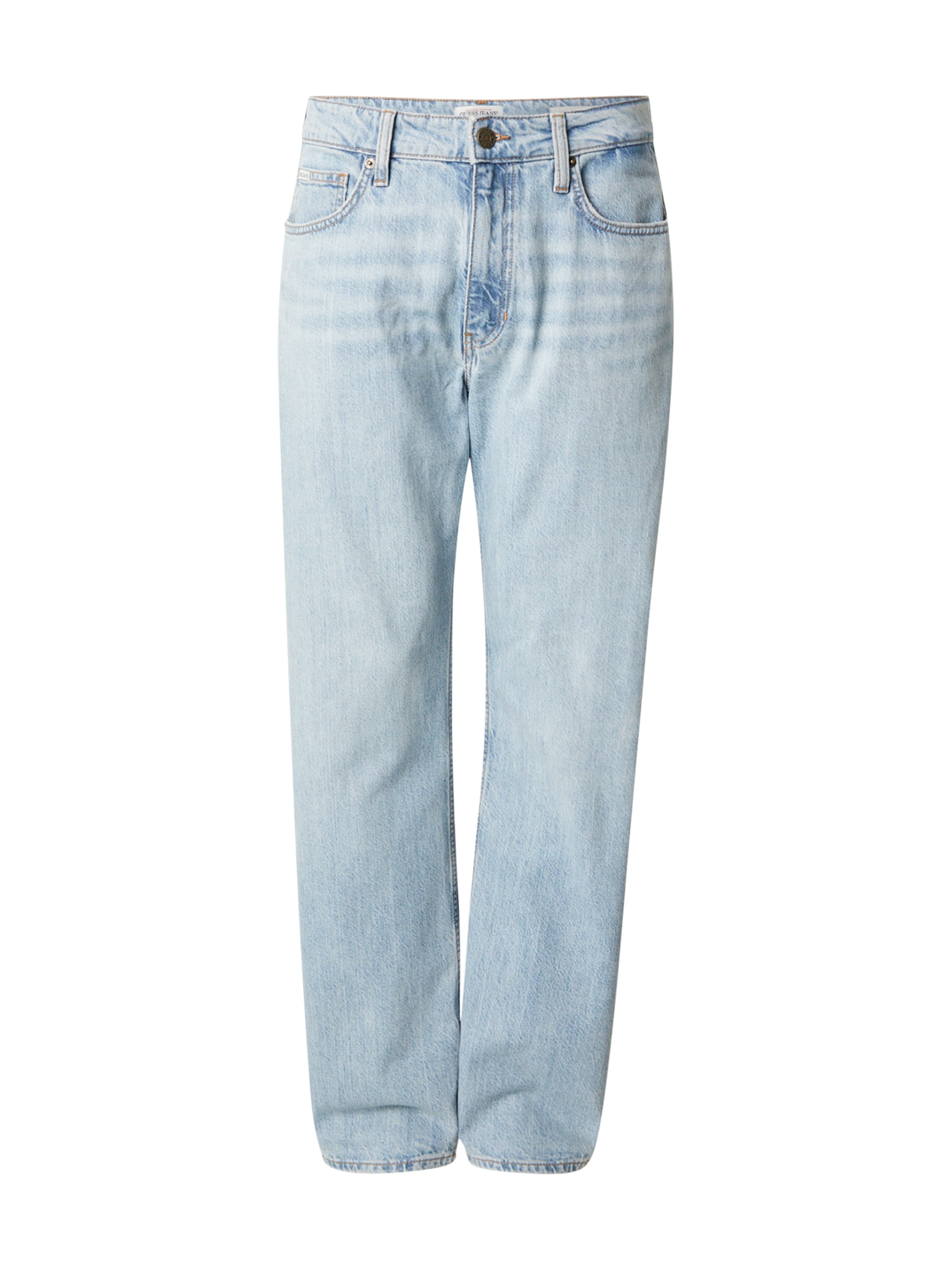 GUESS JEANS Loosefit Jeans i blå: framsida