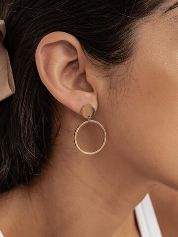 Hey Happiness Ohrringe 'Kreis' in Gold
