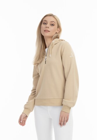 DreiMaster Maritim Sweatshirt 'Kilata' i beige: framsida