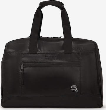 Karl Lagerfeld Viikonloppulaukku värissä musta: etupuoli