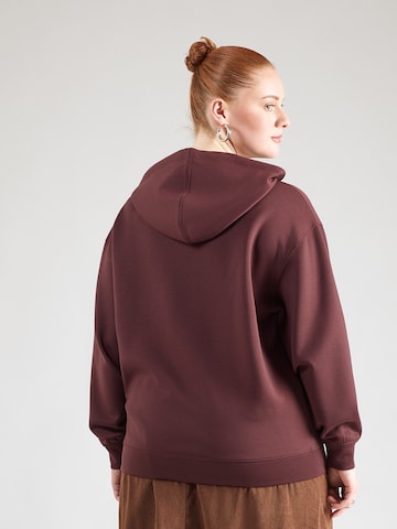 ONLY Carmakoma Свитшот 'CARALINA' в Коричневый