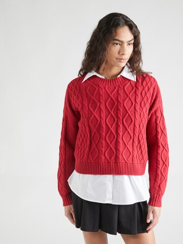 HOLLISTER Sweater in Red: front