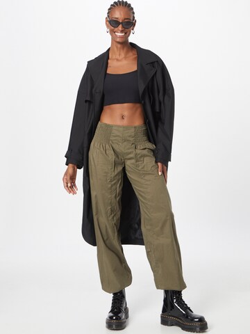 PULZ Jeans Tapered Pants 'JILL' in Green