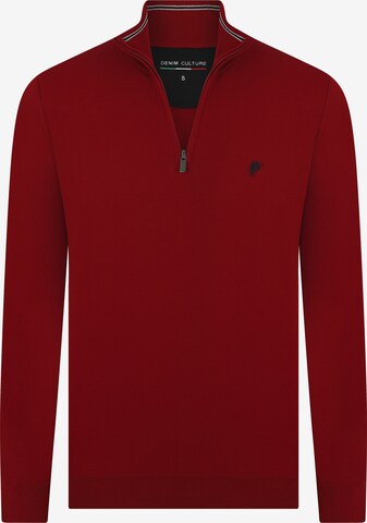 DENIM CULTURE Sweater 'Lucio' in Red: front