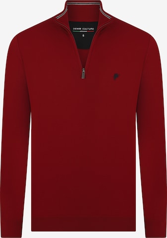 DENIM CULTURE Sweater 'Lucio' in Red: front