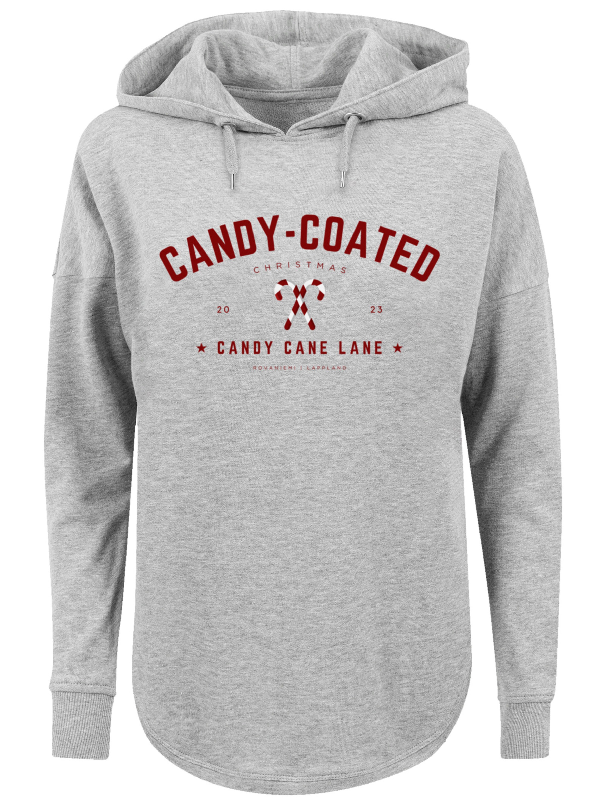 F4NT4STIC Sweatshirt in grau / bordeaux, Produktansicht