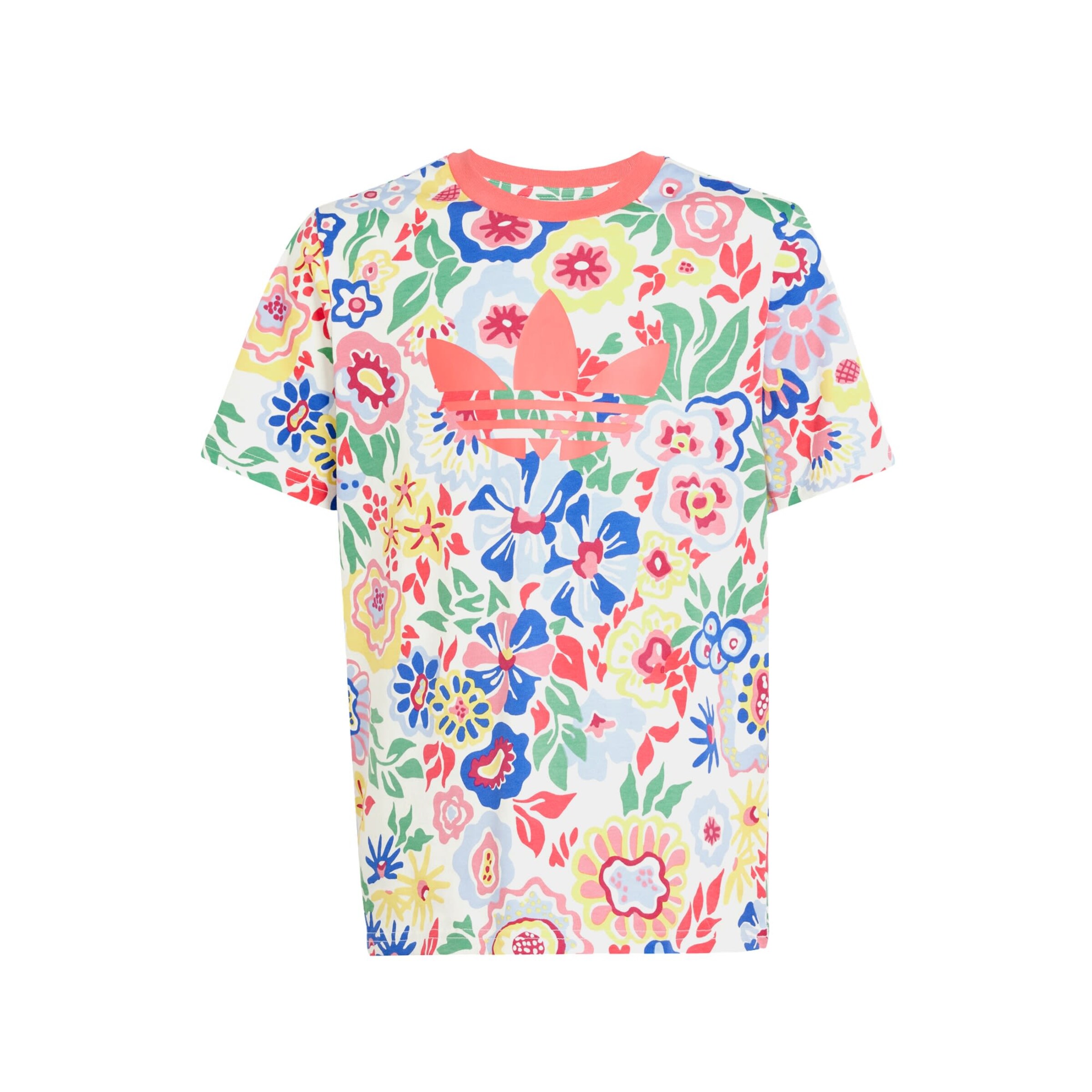 ADIDAS ORIGINALS Shirt 'Adidas Originals x Liberty London' in Wit: voorkant