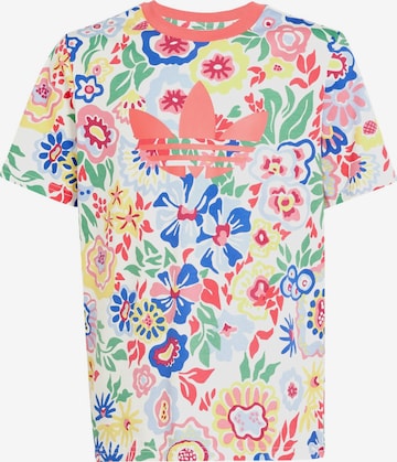 ADIDAS ORIGINALS Shirt 'Adidas Originals x Liberty London' in Wit: voorkant