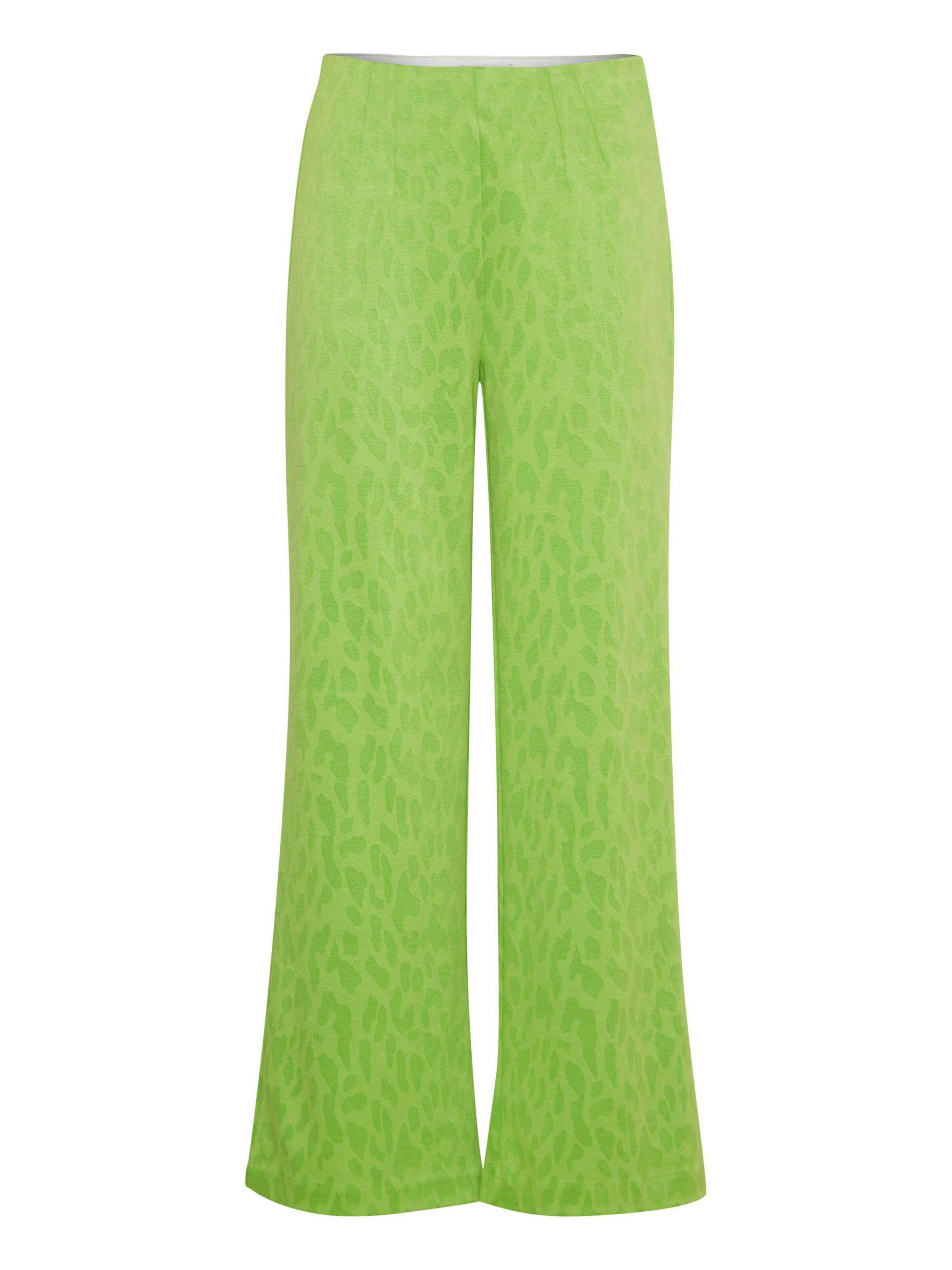 Pantalon 'IHKate' ICHI en vert : devant
