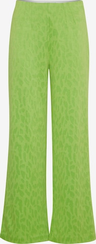 Pantalon 'IHKate' ICHI en vert : devant