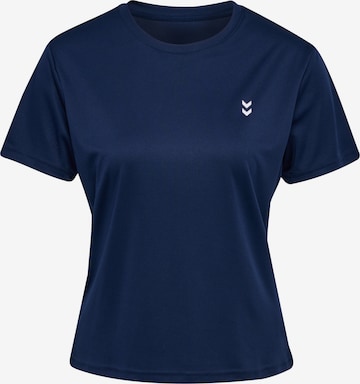 T-shirt fonctionnel 'Pulse' Hummel en bleu : devant
