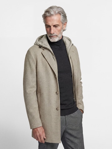 BENVENUTO Between-seasons coat 'GILMORE' in Brown: front