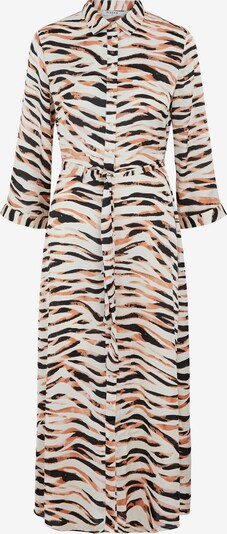 PIECES Vestido camisero en naranja / negro / blanco, Vista del producto