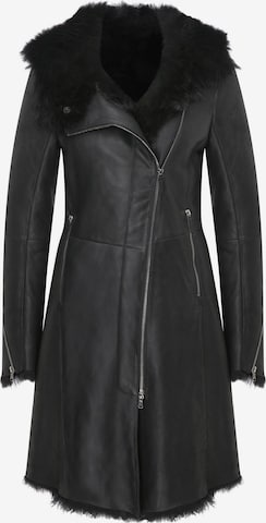 VESPUCCI BY VSP Wintermantel 'Tessa' in Schwarz: Vorderseite